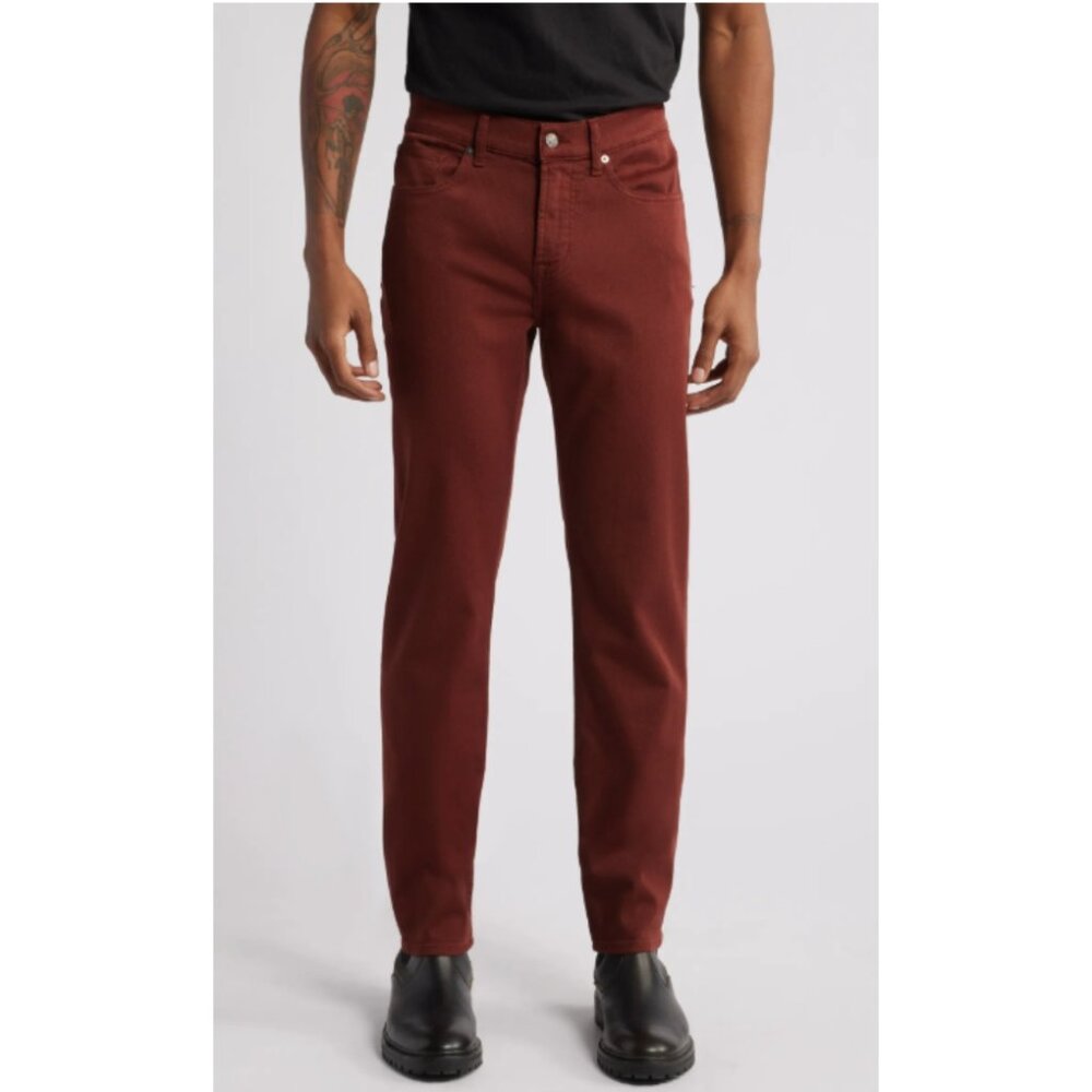 NWT 7 for all Mankind Slimmy Jeans Morocco Slim Straight Leg Classic Mens Sze 38